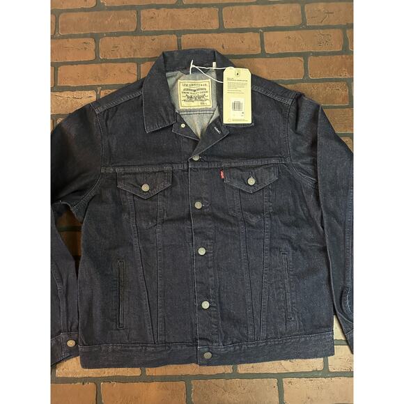 Levi's Dark Blue Denim Jacket - Picture 1 of 7